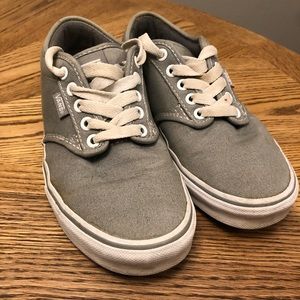 Gray Lace Up Vans